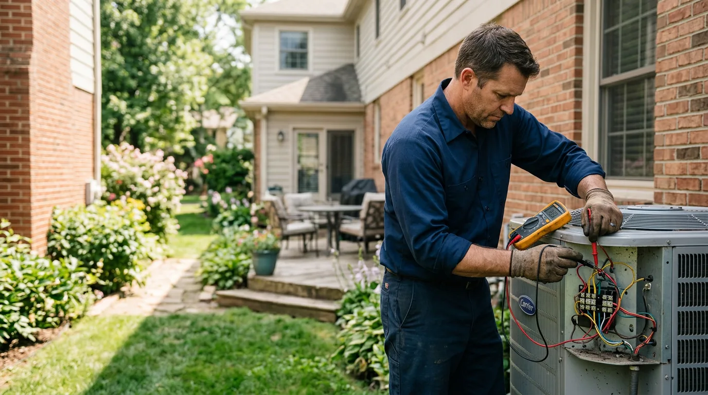 HVAC technician working near White Stone, VA